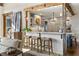 Modern kitchen with a large island and stainless steel appliances at 571 Glen Eagles Se Cir, Marietta, GA 30067