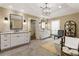 Luxurious bathroom with double vanity and a freestanding bathtub at 571 Glen Eagles Se Cir, Marietta, GA 30067