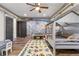Playroom features a world map mural and built-in bunk bed at 571 Glen Eagles Se Cir, Marietta, GA 30067