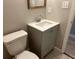 Clean bathroom with updated vanity and toilet at 175 Brown Rd, Stockbridge, GA 30281