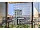 Private balcony with city views and artificial turf at 565 Peachtree Ne St # 1303, Atlanta, GA 30308