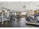 Well-equipped fitness center featuring treadmills, weights, and exercise machines at 565 Peachtree Ne St # 1303, Atlanta, GA 30308