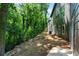 Private backyard with wooded views and patio at 977 Fleetwood Cir, Atlanta, GA 30311