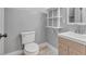 Clean bathroom with a white toilet and modern vanity at 1097 Dell Se Ave, Smyrna, GA 30080