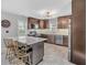 Modern kitchen with island and stainless steel appliances at 1097 Dell Se Ave, Smyrna, GA 30080