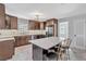 Modern kitchen with island and stainless steel appliances at 1097 Dell Se Ave, Smyrna, GA 30080