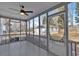 Spacious screened porch overlooking backyard at 1097 Dell Se Ave, Smyrna, GA 30080