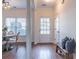 Hardwood floors and white door in entryway at 1630 Victoria Chase, Cumming, GA 30041