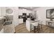 Modern kitchen with stainless steel appliances and an island at 566 Abbott Se Ct, Atlanta, GA 30354