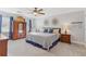 Spacious main bedroom with a king-size bed and large windows at 4812 Riveredge Dr, Peachtree Corners, GA 30096