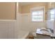 Clean bathroom, granite countertop, and white tile at 3018 Meadowview Se Dr, Atlanta, GA 30316