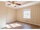 Bedroom with ceiling fan and wood flooring at 3018 Meadowview Se Dr, Atlanta, GA 30316