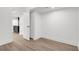 Simple basement bedroom with an open door to adjacent space at 350 Jayne Ellen Way, Alpharetta, GA 30009