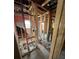 Under construction home's interior framing with exposed beams and wiring at 1739 Carter Cir, Atlanta, GA 30344