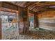 Barn stall with horse, hay and wooden walls at 1921 W Hightower W Trl, Conyers, GA 30012