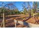 View of a field through a wooden fence at 1921 W Hightower W Trl, Conyers, GA 30012