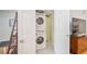 Convenient laundry room with stackable washer and dryer at 4060 Haverhill Ne Dr # F, Atlanta, GA 30342