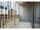 Urban balcony with metal railings and city views at 775 Juniper Ne St # 413, Atlanta, GA 30308