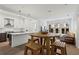 Modern kitchen with stainless steel appliances and an island at 775 Juniper Ne St # 413, Atlanta, GA 30308