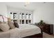 Spacious main bedroom with a comfortable bed and city view at 775 Juniper Ne St # 413, Atlanta, GA 30308