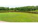 Spacious backyard with pond and lush greenery at 833 Hines Rd, Moreland, GA 30259