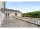 Back balcony overlooking the pool and serene landscape at 833 Hines Rd, Moreland, GA 30259