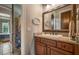 Well-appointed bathroom with granite countertop and updated fixtures at 833 Hines Rd, Moreland, GA 30259
