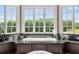 Bathroom boasts a large soaking tub and marble finishes at 833 Hines Rd, Moreland, GA 30259