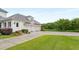 Three-car garage with extra storage space and a side entrance at 833 Hines Rd, Moreland, GA 30259