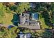 Bird's-eye view of home, showcasing its architecture and large lot at 106 Peachtree Battle Nw Ave, Atlanta, GA 30305