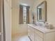 Clean bathroom with marble vanity and shower/tub combo at 106 Peachtree Battle Nw Ave, Atlanta, GA 30305