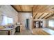 Simple kitchen with wood countertops and stainless steel sink at 3246 E 5 E Hwy, Carrollton, GA 30116