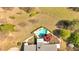 Aerial view of property that shows house, pool, and acreage at 850 Thurman Rd, Stockbridge, GA 30281