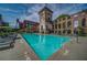 Inviting community pool with surrounding lounge chairs at 170 Boulevard Se # H401, Atlanta, GA 30312