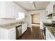 Modern kitchen with granite countertops and stainless steel appliances at 205 Ridge Run, Stockbridge, GA 30281