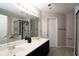 Bright bathroom with double vanity, a soaking tub, and a walk-in shower at 2353 Maplewood Se Ct # 25, Atlanta, GA 30339