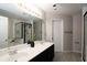 Modern bathroom with double vanity and walk-in shower at 2353 Maplewood Se Ct # 25, Atlanta, GA 30339