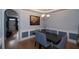 Bright dining room featuring a dark wood table and six chairs at 2353 Maplewood Se Ct # 25, Atlanta, GA 30339