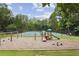 playground with swings, slides, and nearby tennis courts at 15 Independence Nw Pl, Atlanta, GA 30318