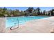 Community pool with waterslide and deck at 150 Auburn Depot Dr, Auburn, GA 30011