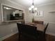 Dining area with a view into kitchen at 2710 Se Cumberland Court, Smyrna, GA 30080