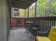 Relaxing patio with seating area, perfect for outdoor enjoyment at 2710 Se Cumberland Court, Smyrna, GA 30080