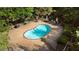 Inviting kidney-shaped pool surrounded by lush landscaping at 109 Ridley Howard Ct, Decatur, GA 30030