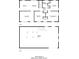 Two-story home floor plan, showing a spacious layout with multiple bedrooms and a large garage at 4083 Thetford Ct, Decatur, GA 30035
