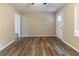 Bright living room featuring vinyl plank flooring and neutral walls at 4083 Thetford Ct, Decatur, GA 30035
