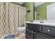 Bathroom with shower/tub combo and vanity at 679 Crosswinds Cir, Marietta, GA 30008