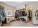 Large bedroom closet with double hanging rods at 679 Crosswinds Cir, Marietta, GA 30008