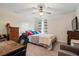 Bedroom with a queen bed and a desk at 679 Crosswinds Cir, Marietta, GA 30008