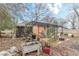 Backyard featuring a stylish pergola over a patio with outdoor seating, perfect for entertaining guests at 1736 Thompson Ave, Atlanta, GA 30344