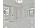 Finished basement with bathroom and tile floors at 2836 Crescendo Dr, Atlanta, GA 30318